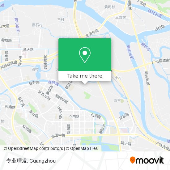专业理发 map