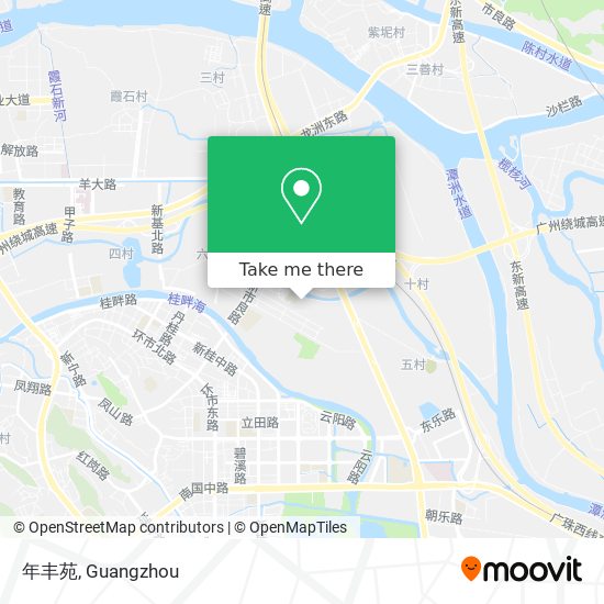 年丰苑 map