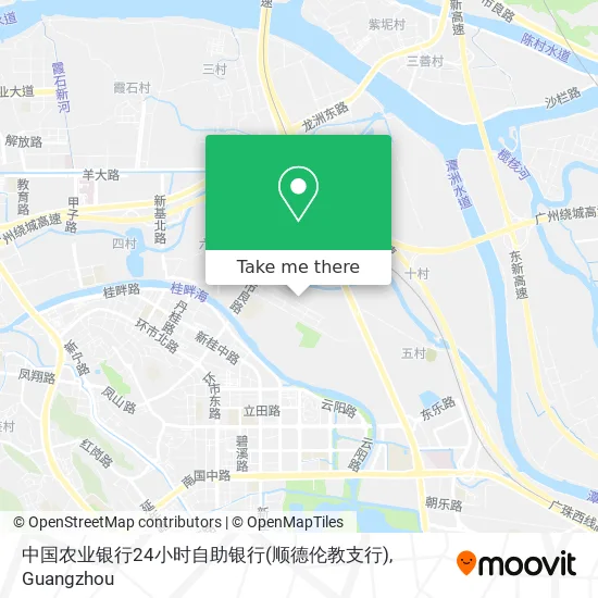 中国农业银行24小时自助银行(顺德伦教支行) map