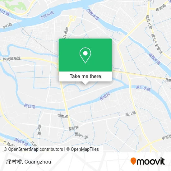 绿村桥 map