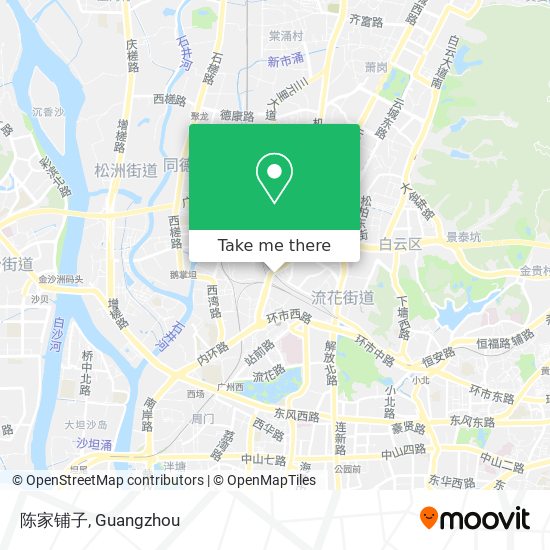 陈家铺子 map
