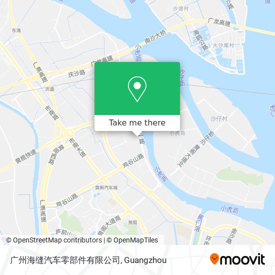 广州海缝汽车零部件有限公司 map