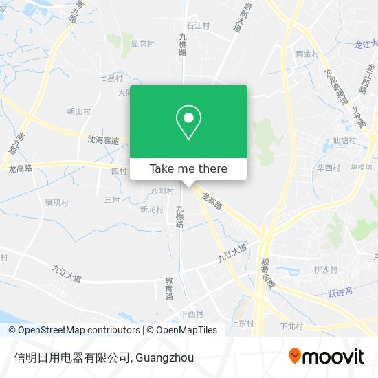 信明日用电器有限公司 map