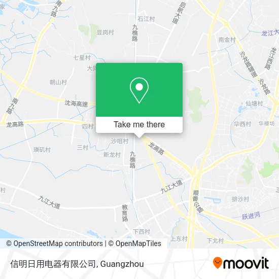 信明日用电器有限公司 map