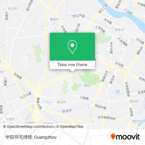 华阳羽毛球馆 map