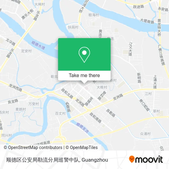 顺德区公安局勒流分局巡警中队 map