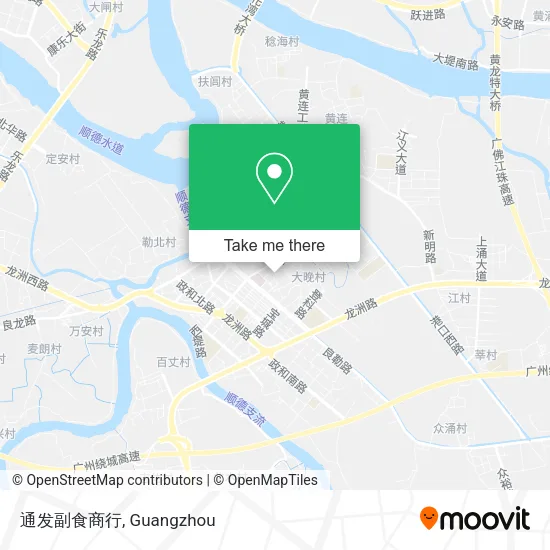 通发副食商行 map