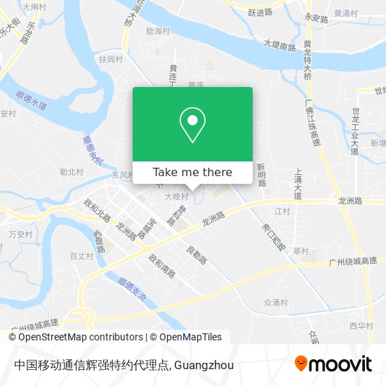中国移动通信辉强特约代理点 map