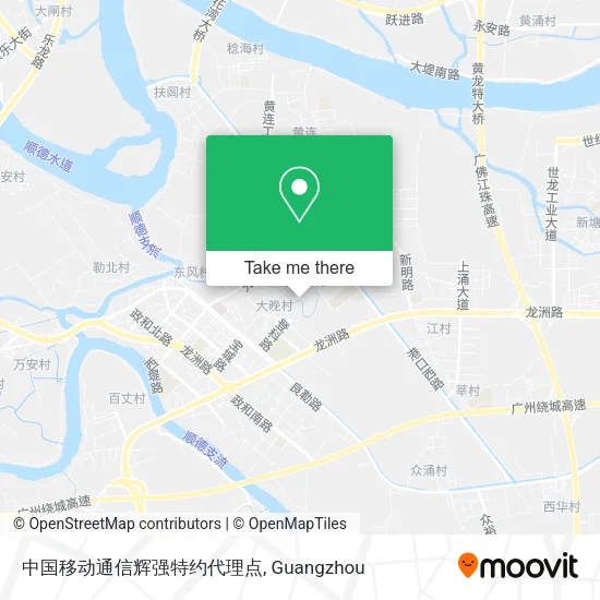 中国移动通信辉强特约代理点 map