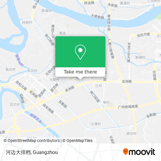 河边大排档 map