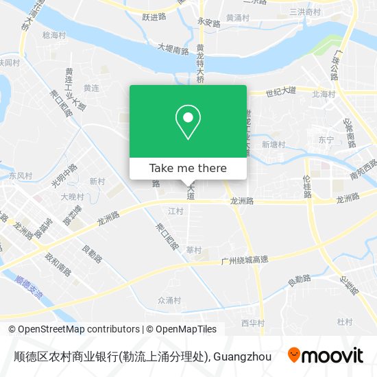 顺德区农村商业银行(勒流上涌分理处) map