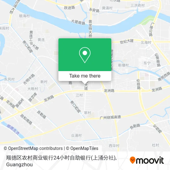 顺德区农村商业银行24小时自助银行(上涌分社) map