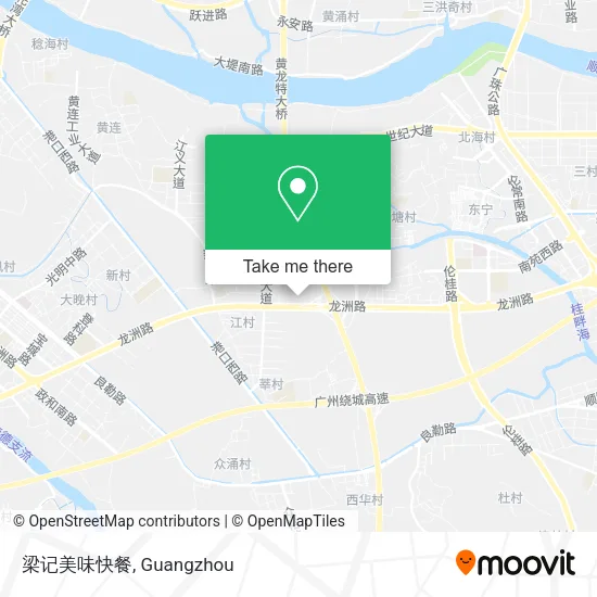 梁记美味快餐 map