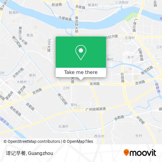 谭记早餐 map