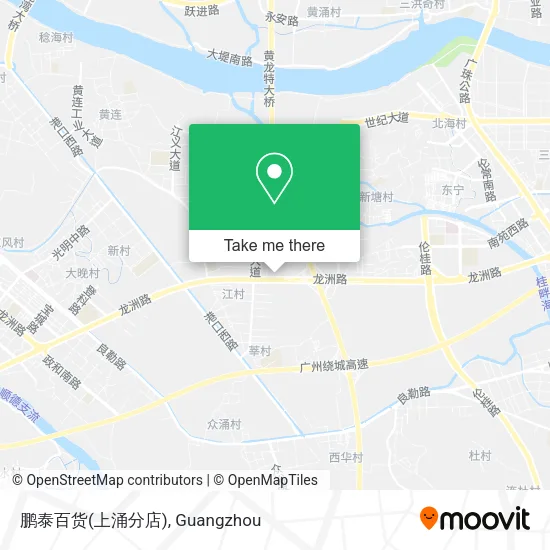 鹏泰百货(上涌分店) map