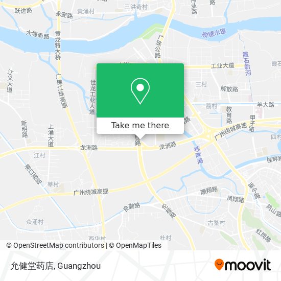 允健堂药店 map