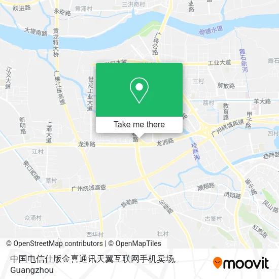 中国电信仕版金喜通讯天翼互联网手机卖场 map