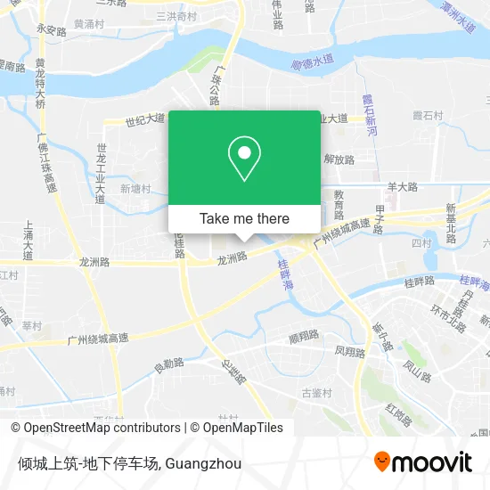 倾城上筑-地下停车场 map