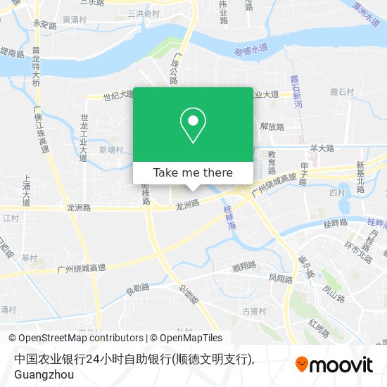 中国农业银行24小时自助银行(顺德文明支行) map