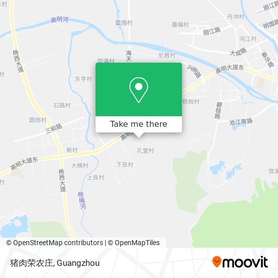 猪肉荣农庄 map