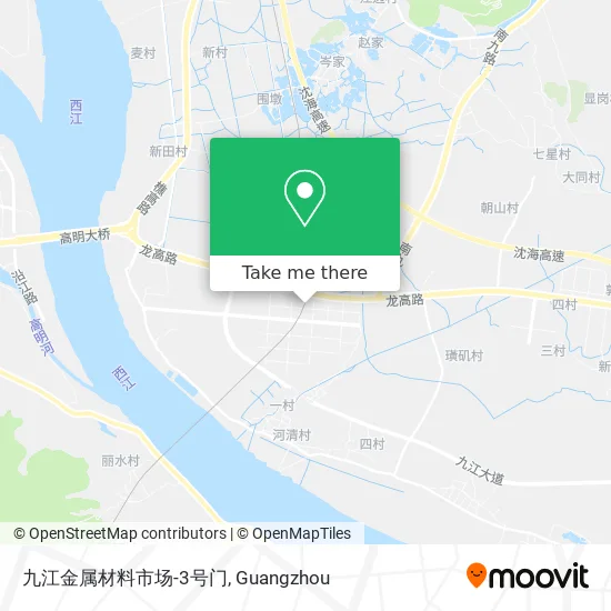 九江金属材料市场-3号门 map