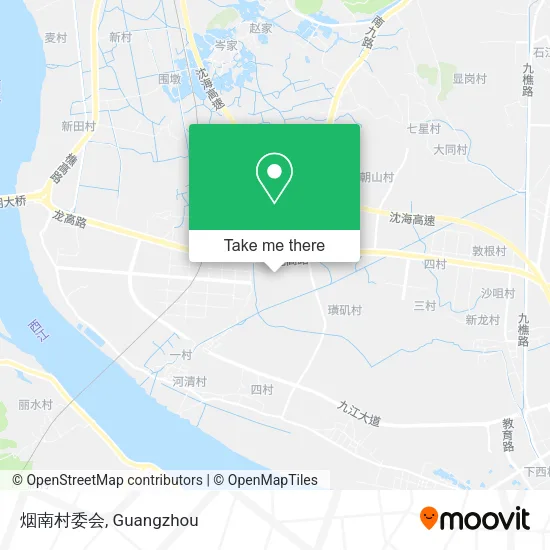 烟南村委会 map