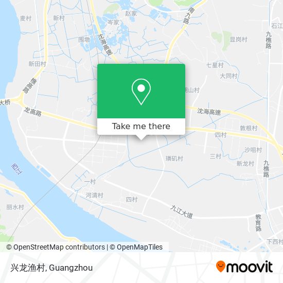 兴龙渔村 map