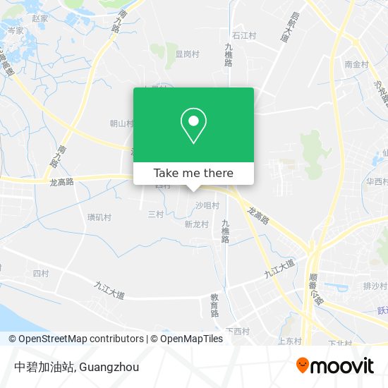 中碧加油站 map