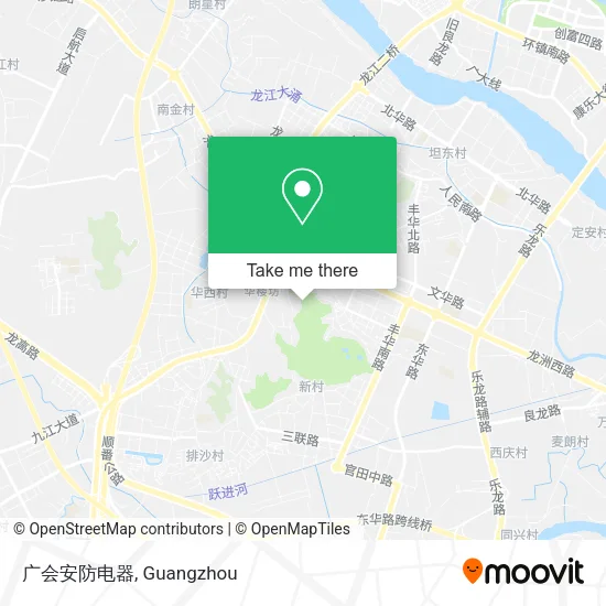 广会安防电器 map
