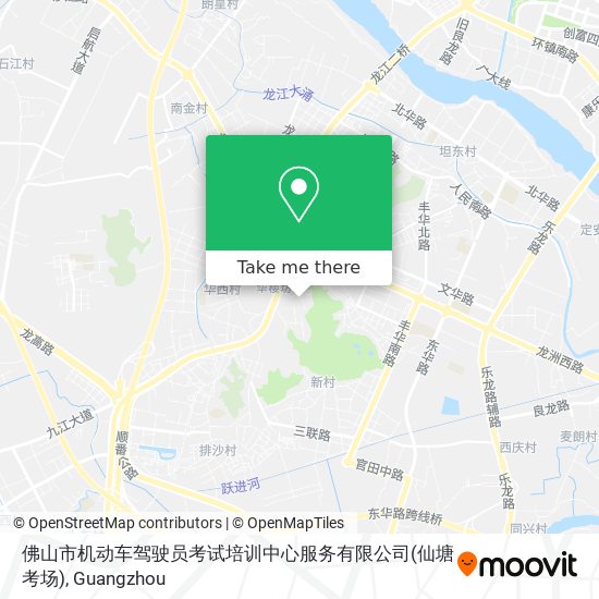 佛山市机动车驾驶员考试培训中心服务有限公司(仙塘考场) map