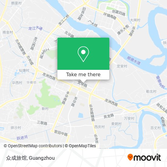 众成旅馆 map