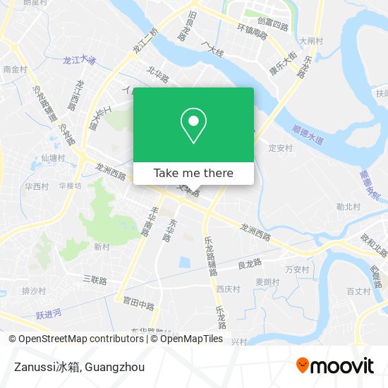 Zanussi冰箱 map