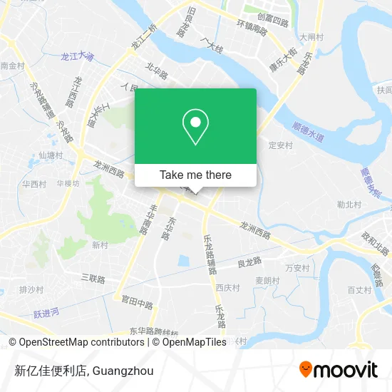 新亿佳便利店 map