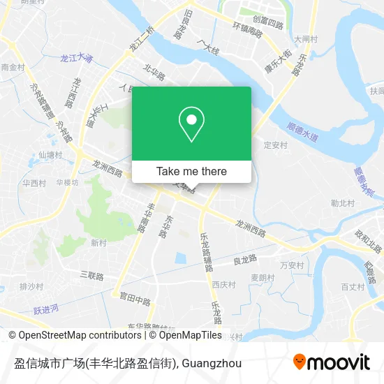 盈信城市广场(丰华北路盈信街) map