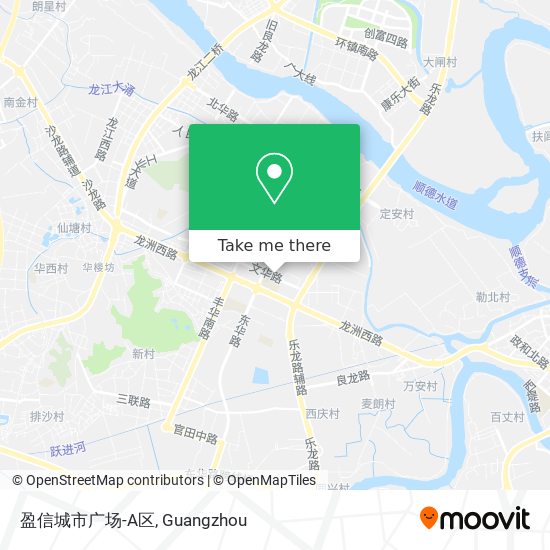 盈信城市广场-A区 map