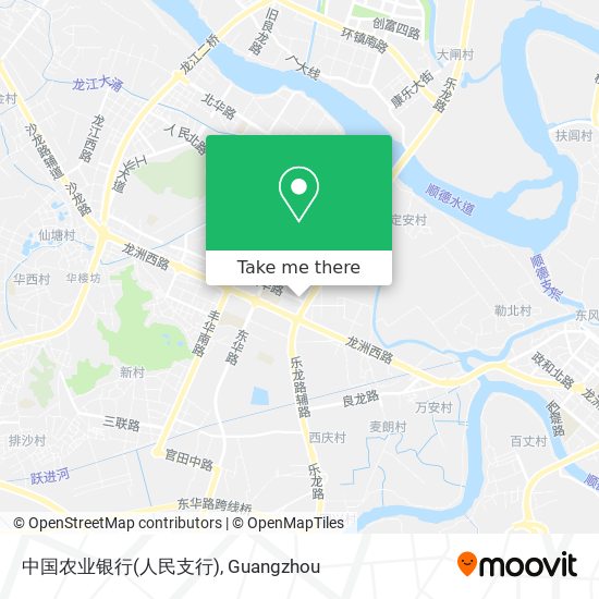 中国农业银行(人民支行) map