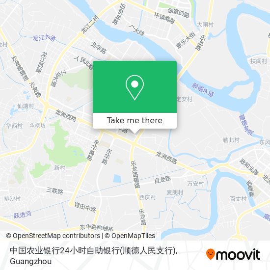 中国农业银行24小时自助银行(顺德人民支行) map