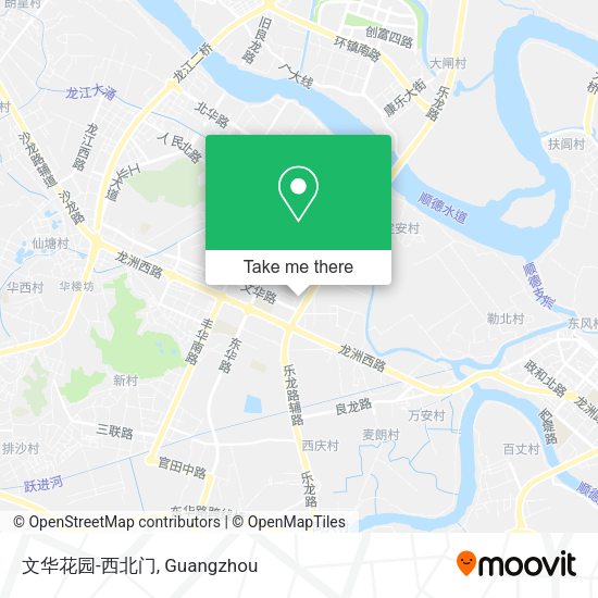 文华花园-西北门 map