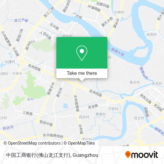 中国工商银行(佛山龙江支行) map