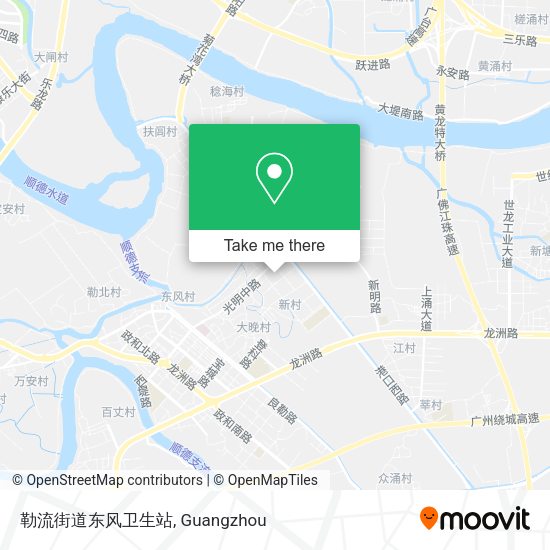 勒流街道东风卫生站 map