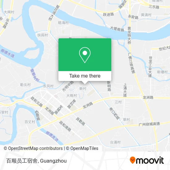 百顺员工宿舍 map