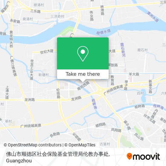 佛山市顺德区社会保险基金管理局伦教办事处 map