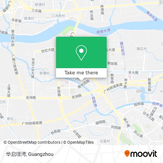 华启璟湾 map