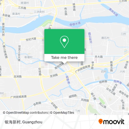 银海新村 map
