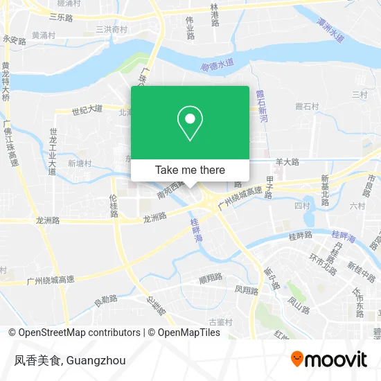 凤香美食 map