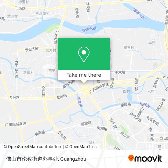 佛山市伦教街道办事处 map