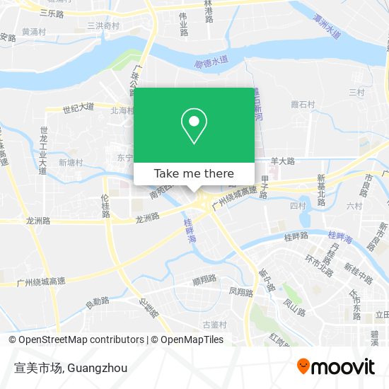 宣美市场 map