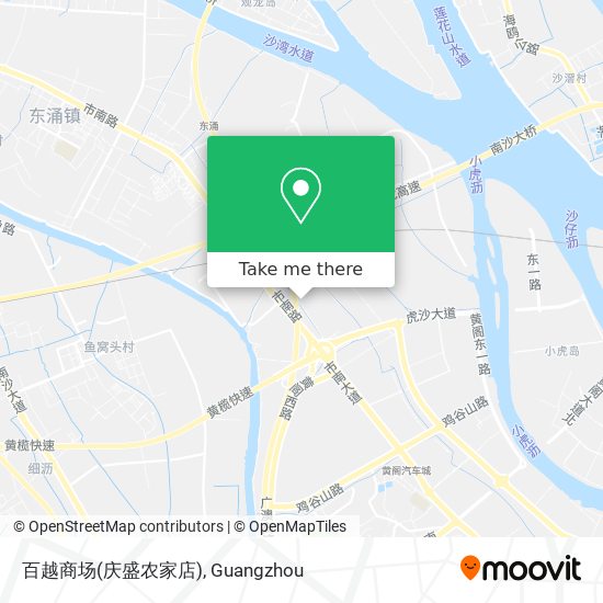 百越商场(庆盛农家店) map