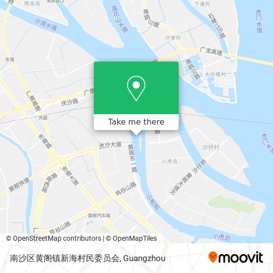 南沙区黄阁镇新海村民委员会 map