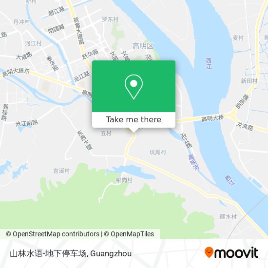 山林水语-地下停车场 map